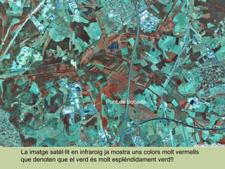 Punt de trobada La imatge satèl·lit en infraroig ja mostra uns colors molt vermells que denoten que el verd és molt esplèndidament verd!! 