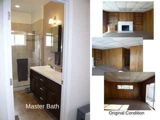 Master Bath
Original Condition