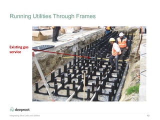 Integrating Silva Cells and Utilities 13
Existing gas
service
Running Utilities Through Frames
 