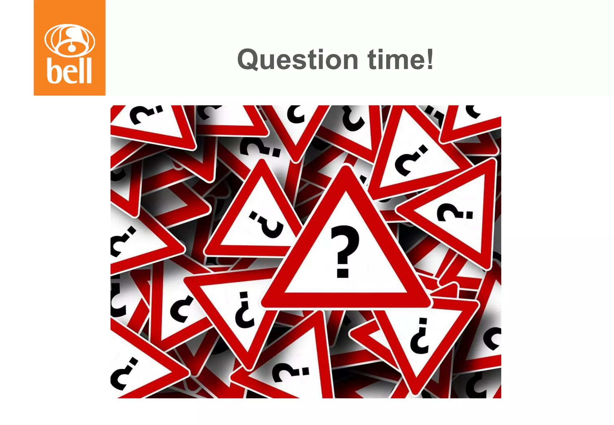 A learning partner throughout your career
Question time!
 