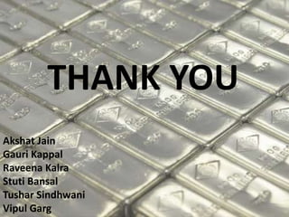    SCOPE FOR GROWTH VEHICLES OF INVESTMENT BARS 