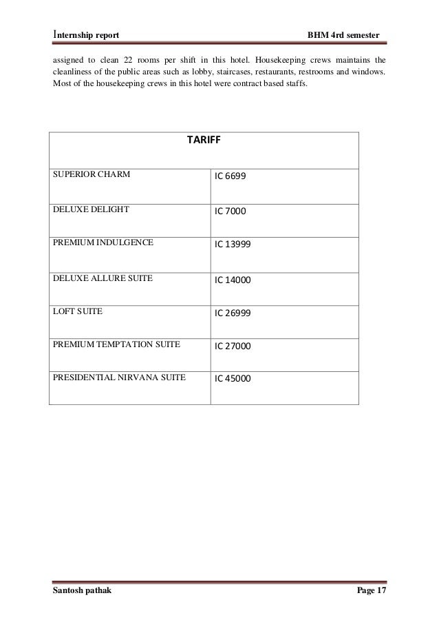 vivanta by taj internship report shift trade form