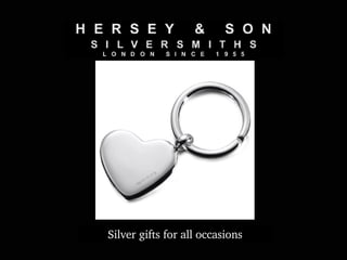 Silver gifts for all occasions 