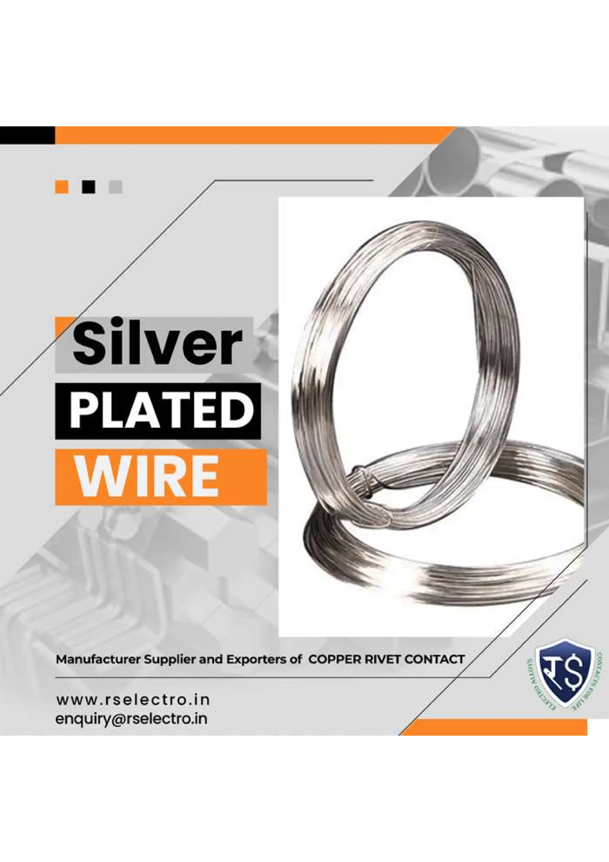 SilverPlated Copper Wire Manufacturers India Rs Electro Alloys PDF
