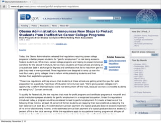 for profit colleges




Wednesday, November 2, 11
 