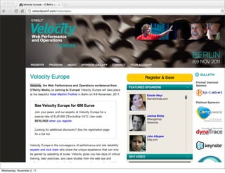 Wednesday, November 2, 11
 