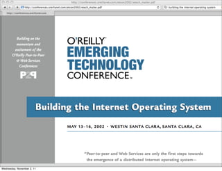 Wednesday, November 2, 11
 