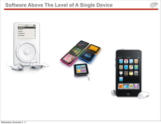 Software Above The Level of A Single Device




Wednesday, November 2, 11
 