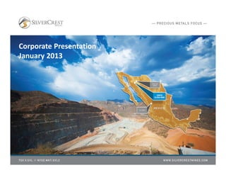 Corporate Presentation
January 2013
 