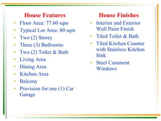 Redwood House Model 2-Storey, Single Attached, 3BR, 2T&B 