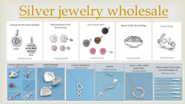Silver jewelry wholesale