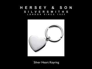 Silver Heart Keyring 