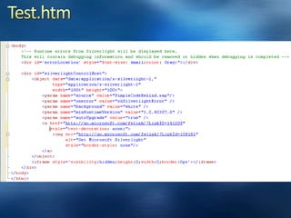Silverlight 4BetaWebCam, Print, Clipboard… Fulltrust, Interop COM… Encore plus d’APIs et d’optimisations!Silverlight 1Silverlight 2Silverlight 3Silverlight 4 BetaSeptembre 2007Octobre 2008Juillet 2009Novembre 2009