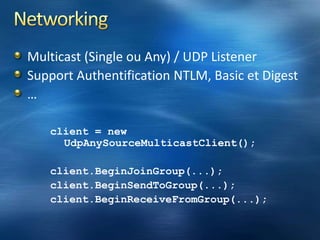 Contrôles nommésVisual Studio définit systématiquement des attributs x:Name pour tous les élémentsLes contrôles nommés peuvent être référencés par code avec support Intellisense complet