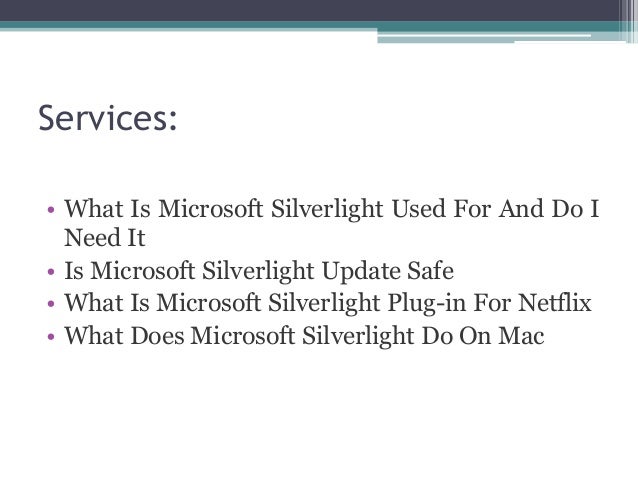 Microsoft silverlight 3 sdk