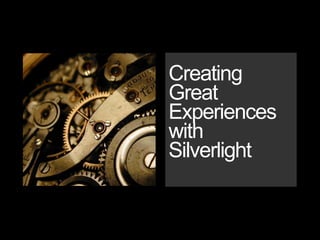Silverlight Ux Talk External