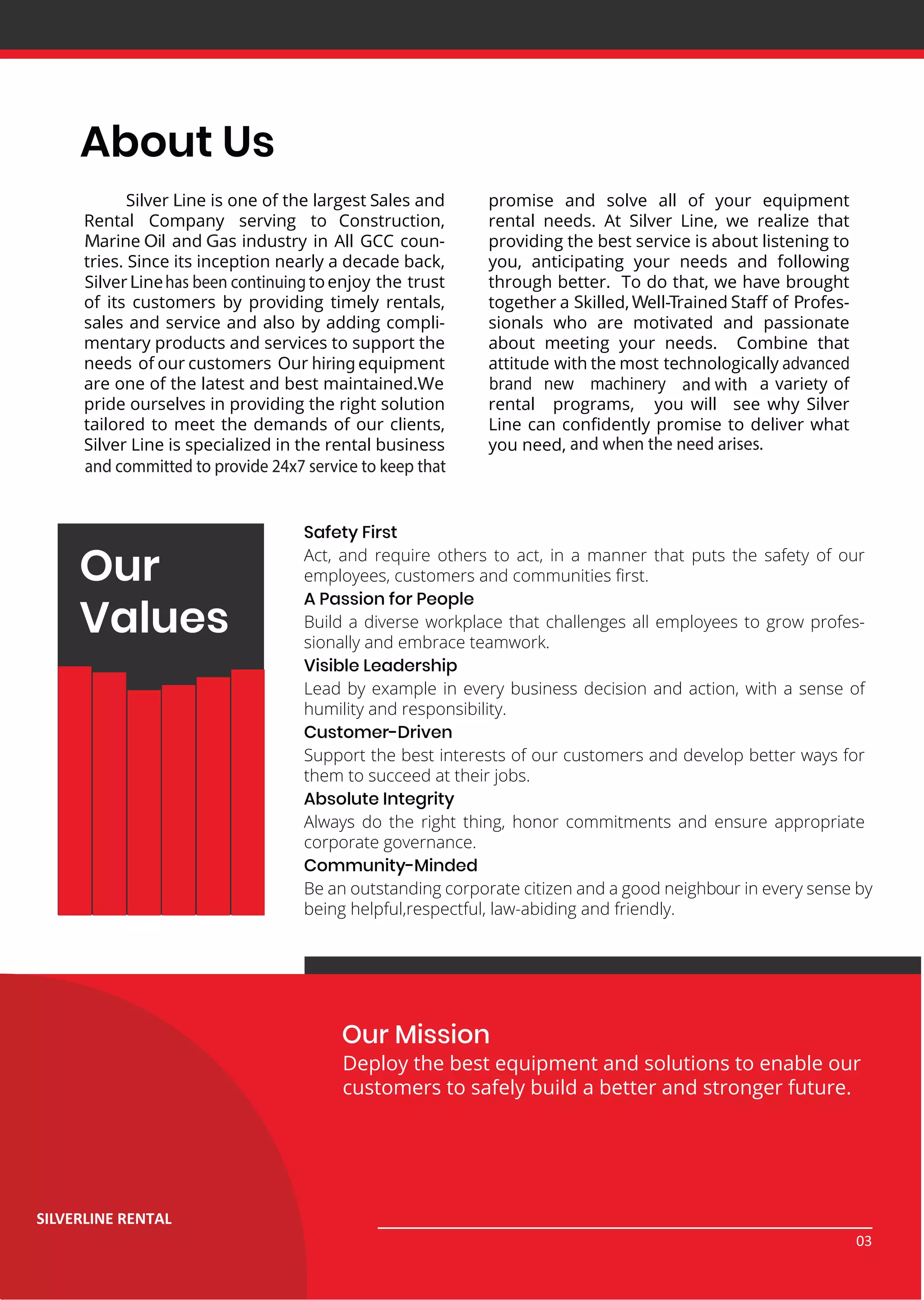 Silver line rental brochure | PDF