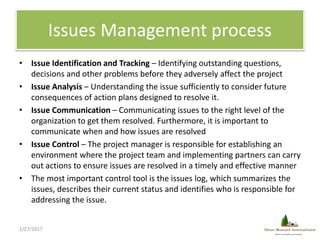 Project Planning, Design and Management | PPTX