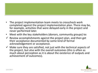 Project Planning, Design and Management | PPTX