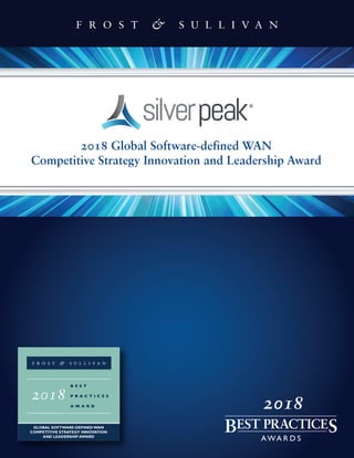 2018 Global Software-defined WAN
Competitive Strategy Innovation and Leadership Award
2018
 