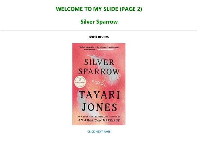 Free Download Silver Sparrow Full Pdf Online