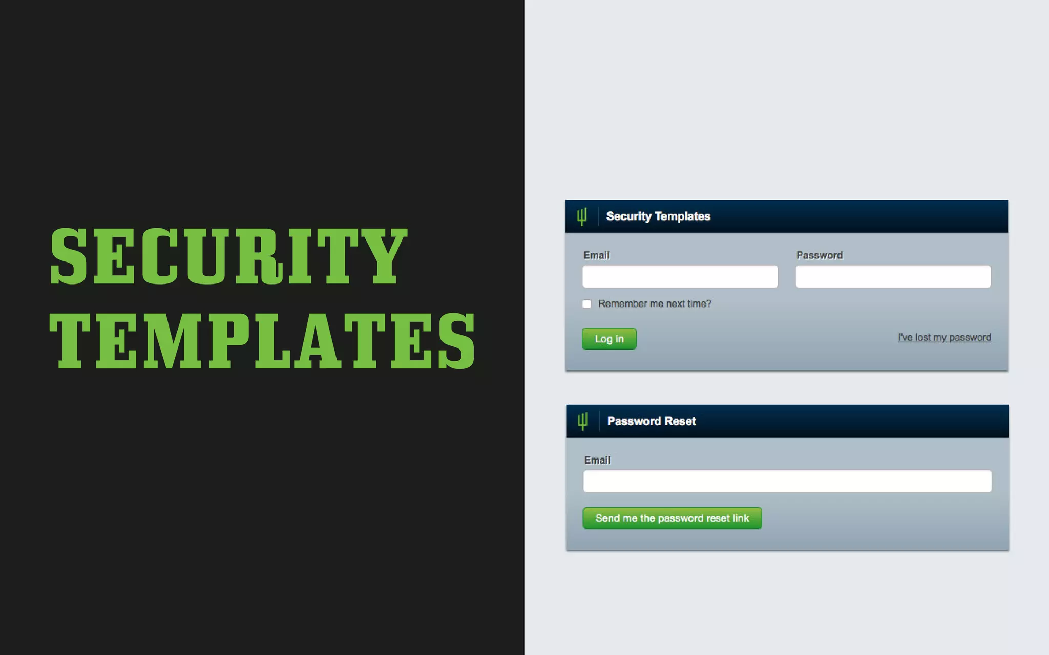 SECURITY
TEMPLATES
 