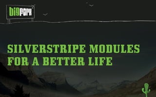SilverStripe Modules for a Better Life