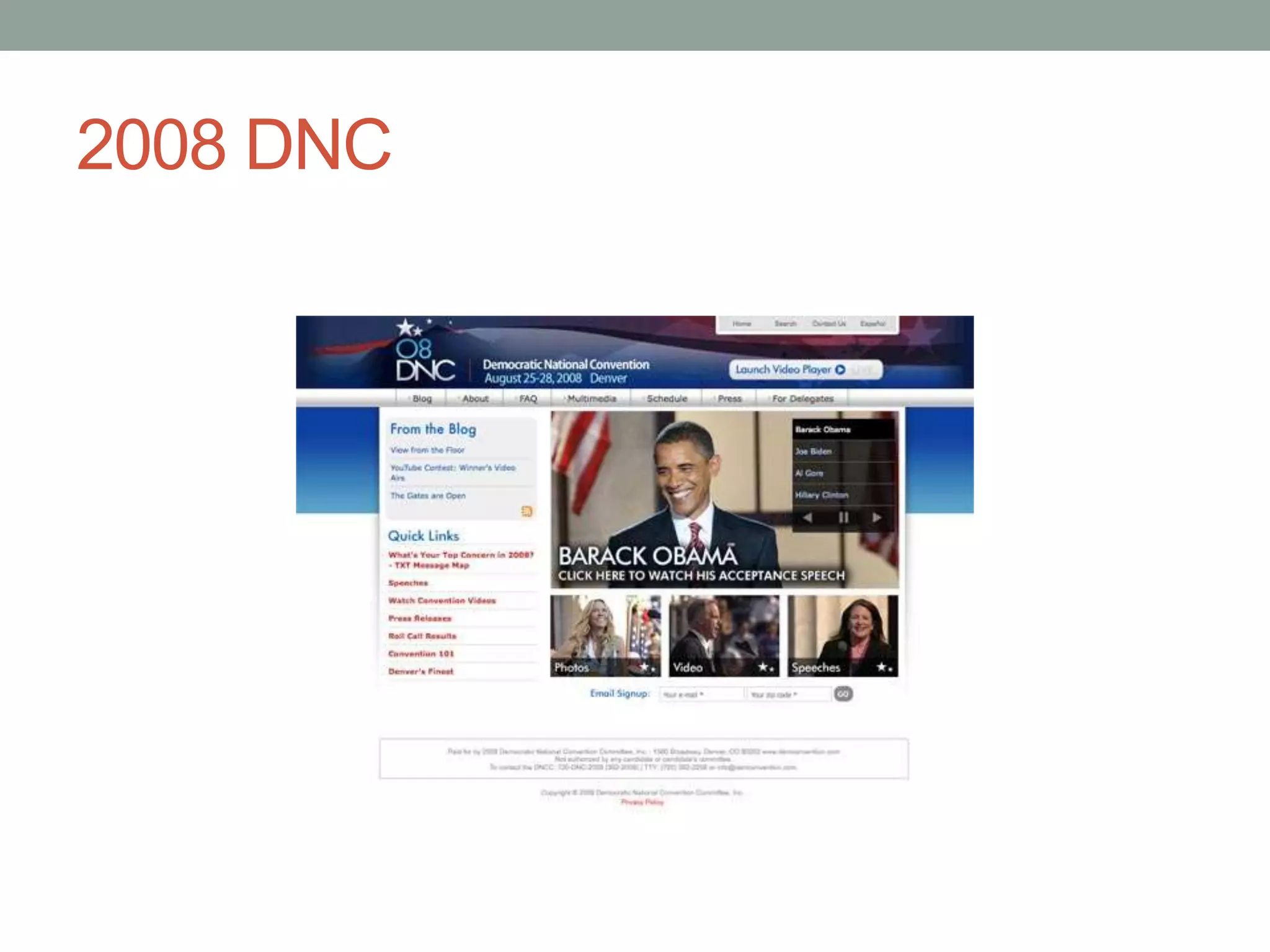 2008 DNC
 