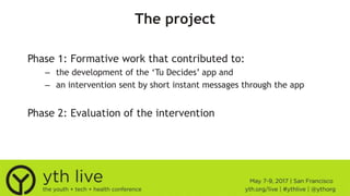 Tu Decides” App and the Increase of Effective Contraceptive Use ...