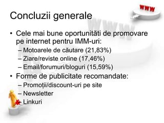 Comportamentului de achiziţieînmediul online (IV)Cat de des faceti cumparaturi de pe internet? Cat de des intentionati sa faceti cumparaturi de pe internet pe viitor (12 luni +)? Fig. nr. 10- Frecvenţa de cumpărare online Fig. nr. 11- Intenţia de cumpărare pe viitor