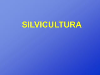 SILVICULTURA
 