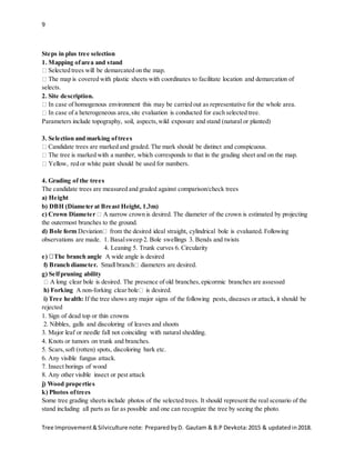 Tree Improvement Notes.pdf Silviculture second iof | DOCX