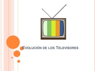 EVOLUCIÓN DE LOS TELEVISORES

 