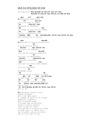 Cancionero con acordes de Silvio Rodriguez