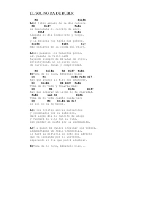 Cancionero con acordes de Silvio Rodriguez