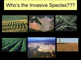 Who’s the Invasive Species???
 