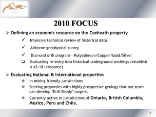 Committed financial & technical resources