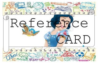 Reference
CARD
 