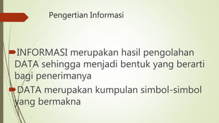 Simbil Informasi Sim01 definisi | PPTX