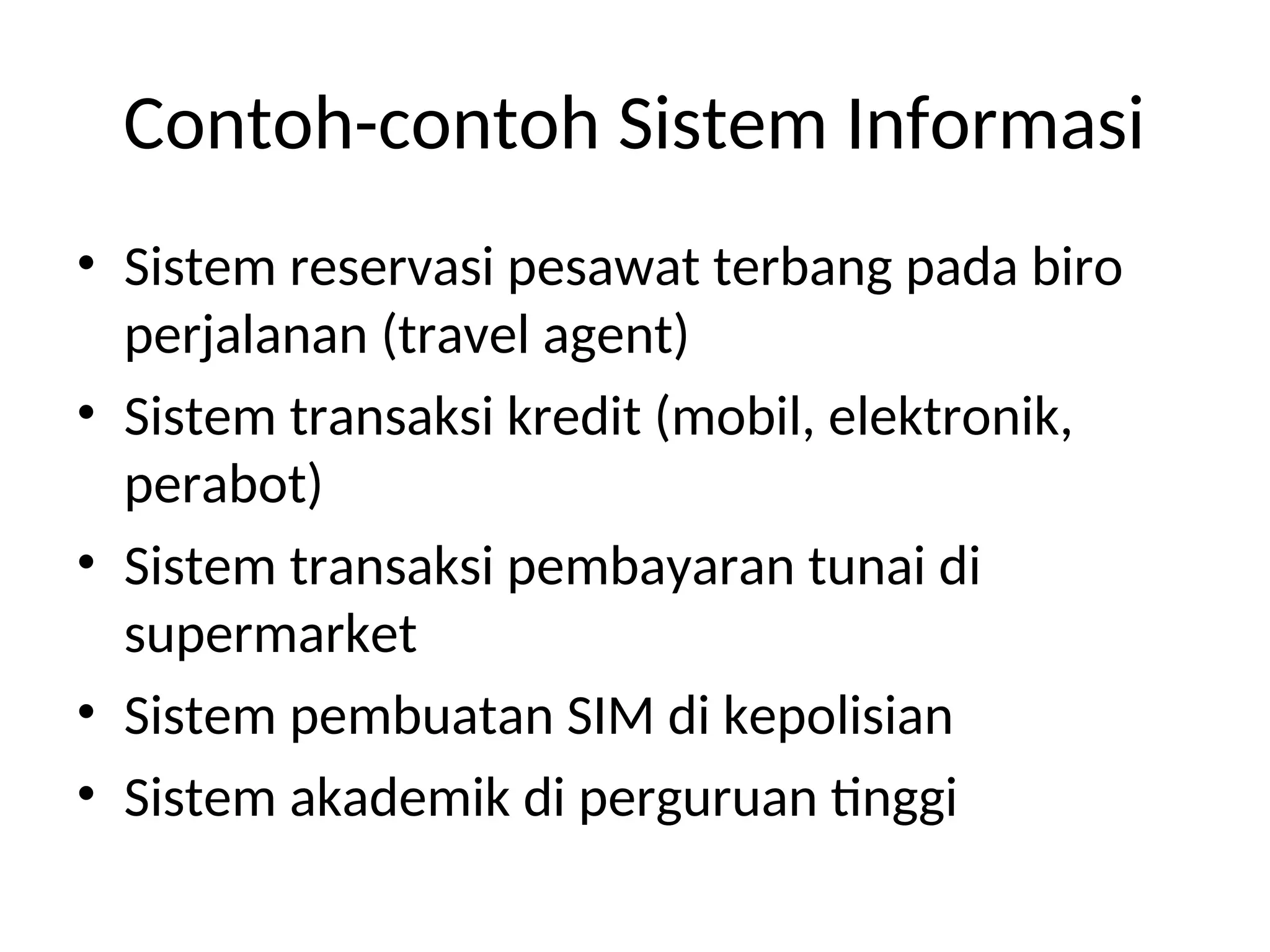 Sistem Information manajemen with statistic | PPT