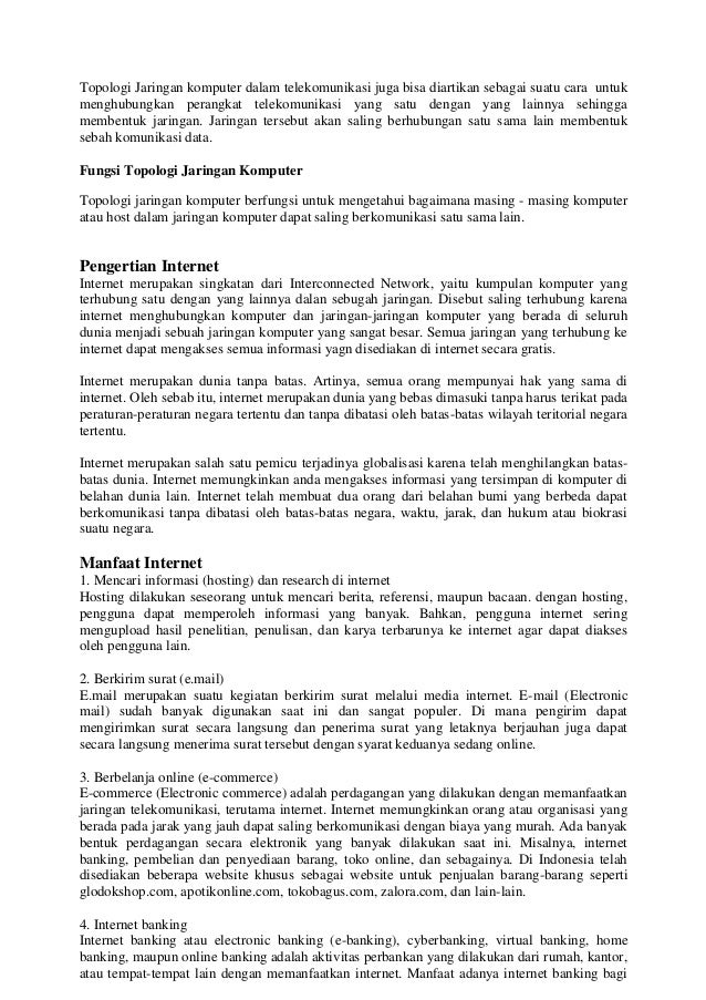 Mengapa Internet Disebut Dunia Tanpa Batas Sebutkan Mendetail