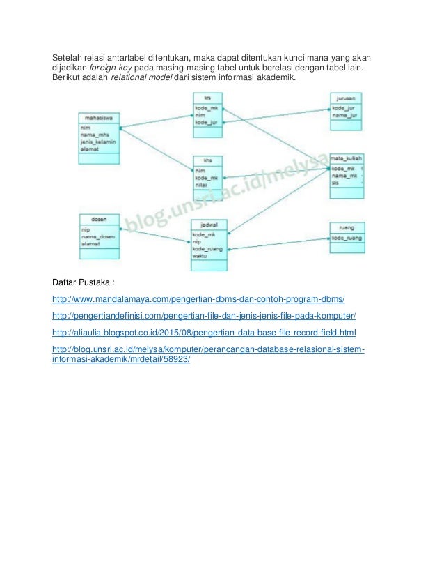 SIM 14, Nabila Rahmalia, Hapzi Ali, Database, Universitas 