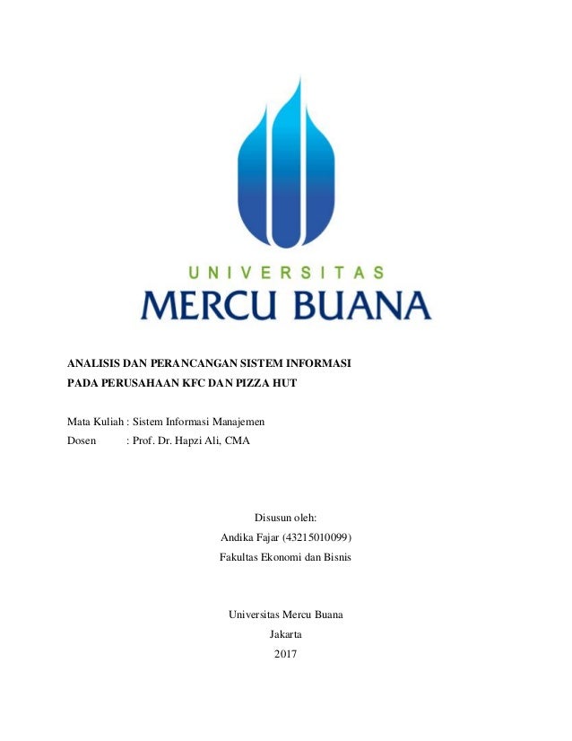 Sim 15 Andika Fajar Hapzi Ali Analisis Dan Perancangan Sistem Inf