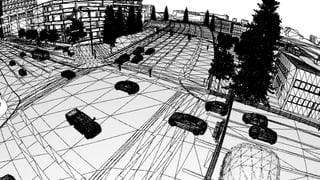 Scenes: static and
dynamic elements
constituting stages,
parameters and
actors for the
simulation
Episodes: scene
variations - different
placements and
actions for actors,
scene parameters
(weather, light,
textures)
 