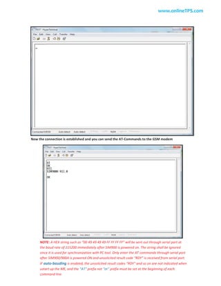SIM900A gsm modem manual www.onlineTPS.com | Computer Peripherals ...