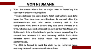 computer architecture , von neumann and harvard comparison | PDF
