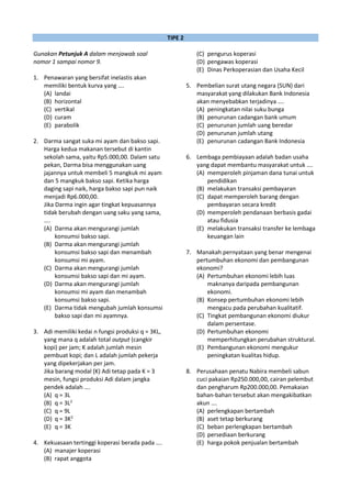 Simak ui 2019 ekonomi | PDF