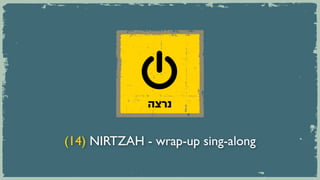 ‫נרצה‬


(14) NIRTZAH - wrap-up sing-along
 