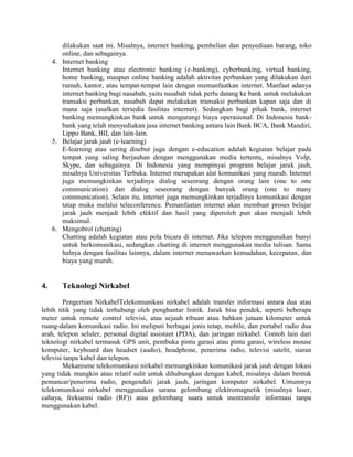 Sim, anindia putri , hapzi ali,pengertian, contoh implementasi dan mamfaat telekomunikasi ...
