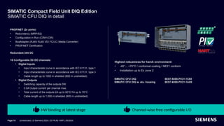 SIMATIC Compact Field Unit (CFU) Siemens | PPTX